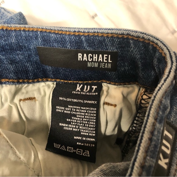 Kut from the kloth Rachaele mom jeans size 2 NWOT - Picture 8 of 8